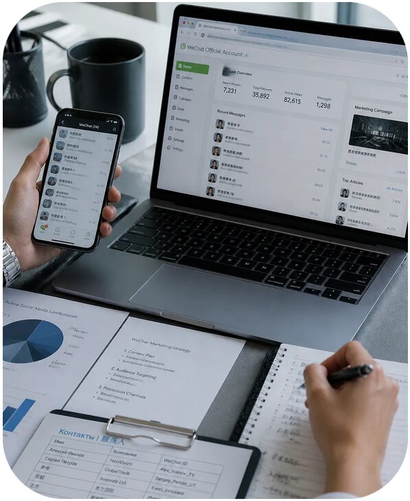 Продвижение бизнеса в WeChat для выхода на рынок Китая